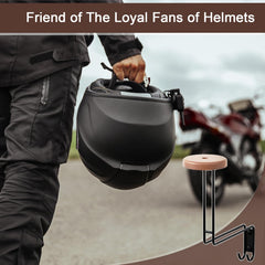 NANAGIFTREE helmet storage for garage display and home entryway