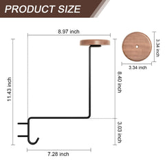 NANAGIFTREE iron and wood construction combines robustness with warm aesthetics.