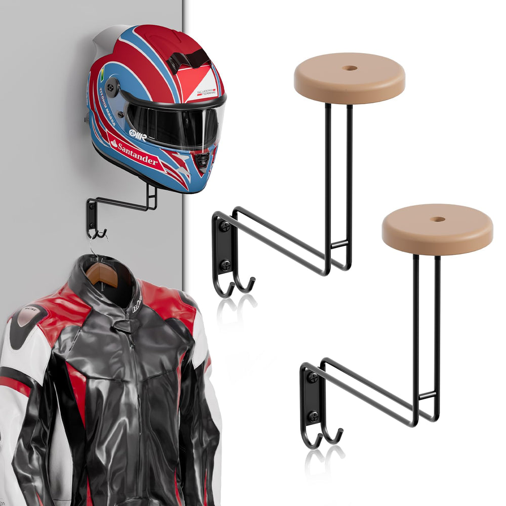 NANAGIFTREE reliable heavy-duty rack keeps helmets safe and accessible