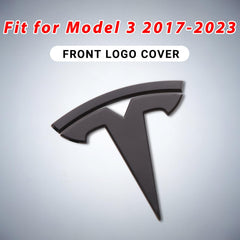 Nanaholy Tesla Model 3 emblem sticker, side profile refreshes the vehicle's look.