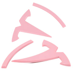 Nanaholy Tesla Model Y emblem cover front view with seamless fit.