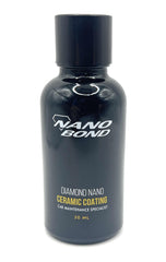 Nano Bond ceramic coating bottle being poured for easy use demonstration