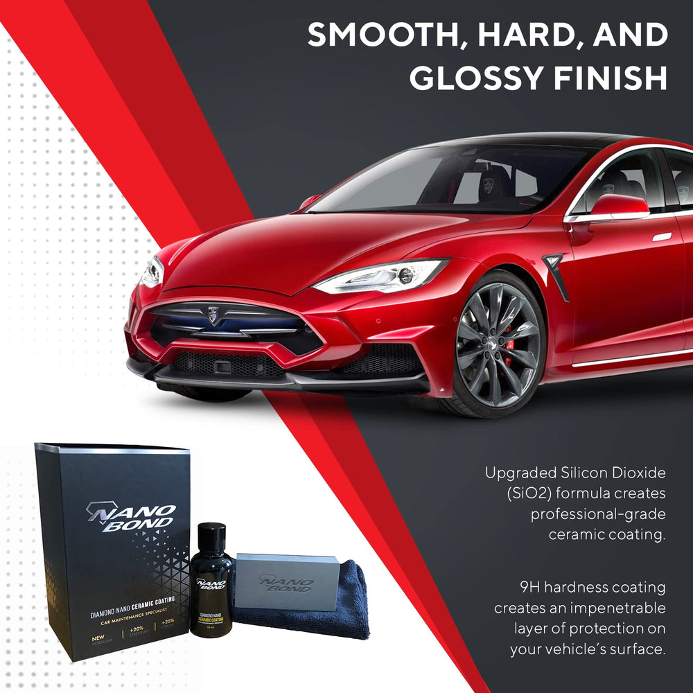 Nano Bond detailing kit contents organized for DIY coating