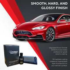 Nano Bond detailing kit contents organized for DIY coating