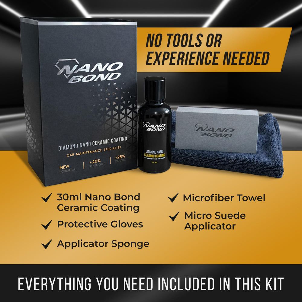 Nano Bond application sponge in use for precise coating.