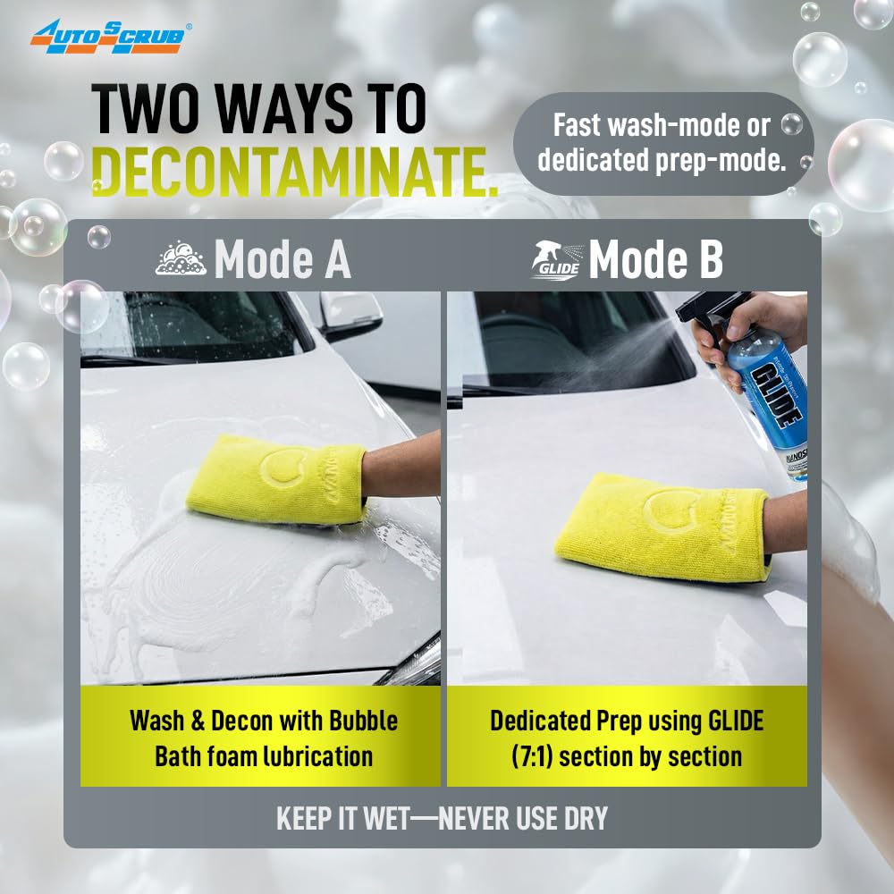 Nanoskin AUTOSCRUB removes brake dust and fallout from surfaces safely.