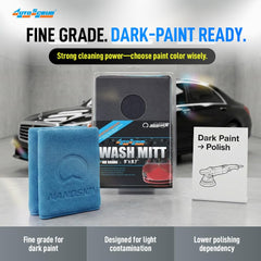 Nanoskin Autoscrub fine-grade mitt prepares surfaces before wax or coating