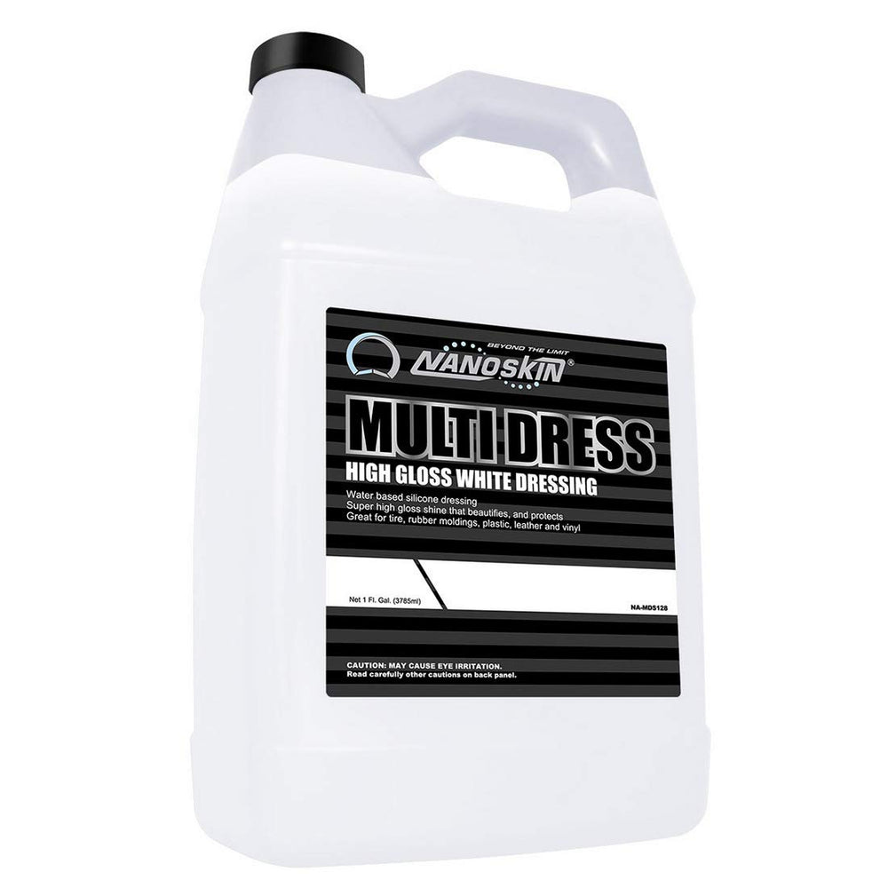 Nanoskin Multi Dress tire shine adds bold gloss to tires and trims.