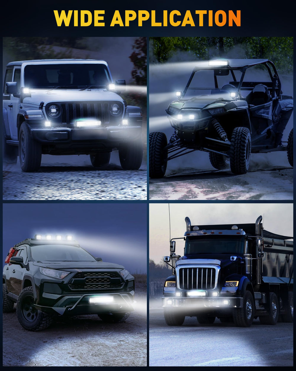 NAOEVO vehicle installation-ready setup suitable for trucks and UTVs