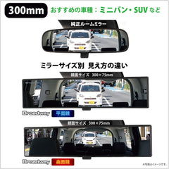 High reflectivity aluminum glass for clearer image and wider daytime view.