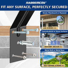 Narremcoy suitable for indoor and outdoor use in garages, warehouses, and storefronts