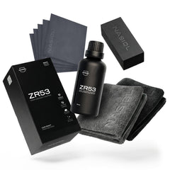 Nasiol ZR53 kit complete setup shows pro-grade coating for durable paint protection.