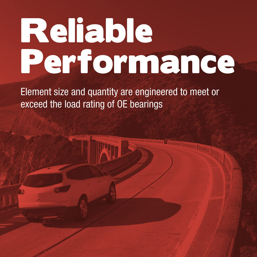 National 511042 wheel bearing closeup steel surface demonstrates heat-treated strength.