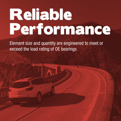 National 511042 wheel bearing closeup steel surface demonstrates heat-treated strength.