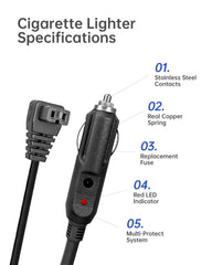 Naubluvo built in 15A fuse for overcurrent protection