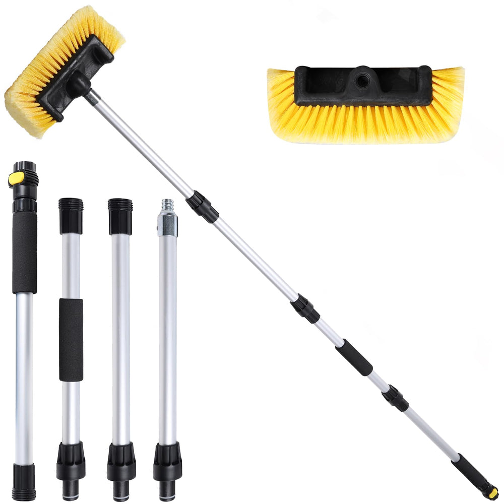 NAVAPAL 70-inch RV wash brush with long handle for effortless high-reaching cleaning
