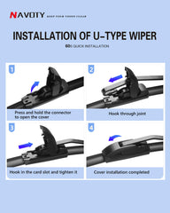 NAVOTY all-weather wipers offer year-round visibility in sun or rain