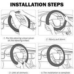 Naxizo easy-to-install steering wheel cover for quick refresh.