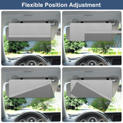 NAZZO car sunshade extension is easy to install with straps for tool-free setup.