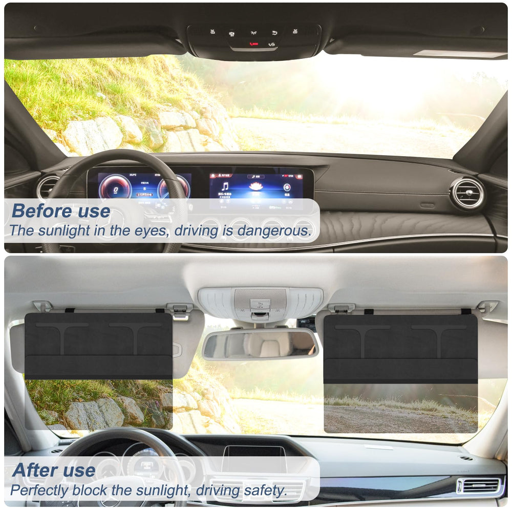 NAZZO car visor extender tilt-adjustment for optimal mount angles
