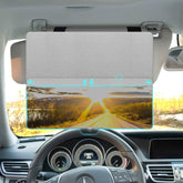 NAZZO polarized sun visor extension offers magnetic lens coverage for improved glare control on bright roads.