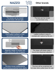 NAZZO polarized visor extender is a universal fit for most cars and SUVs.
