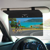 NAZZO Sun Visor Extender front view blocks glare for clearer daytime visibility.