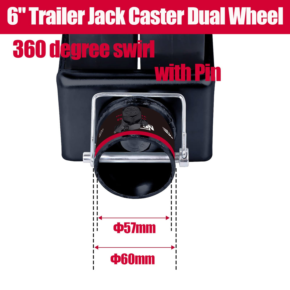 NBJINGYI supports up to 2000lbs tongue weight for heavier trailers