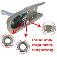 NBJINGYI marine and utility trailer setup at marina or field.