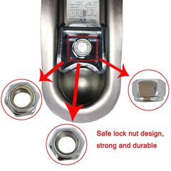 NBJINGYI marine trailer use side view demonstrates boat-trailer compatibility.