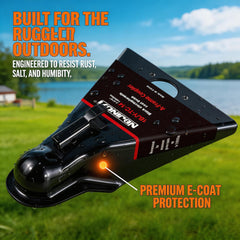 NBJINGYI safety pin included keeps trailer secured during travel