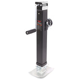 NBJINGYI square-tube trailer jack provides solid side-load stability for heavy trailers.