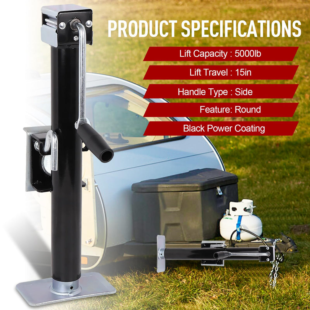 NBJINGYI black E coat corrosion protection on trailer jack components