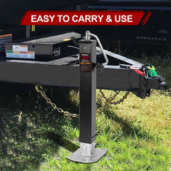 NBJINGYI trailer jack weld-on installation for permanent, secure trailer upgrade