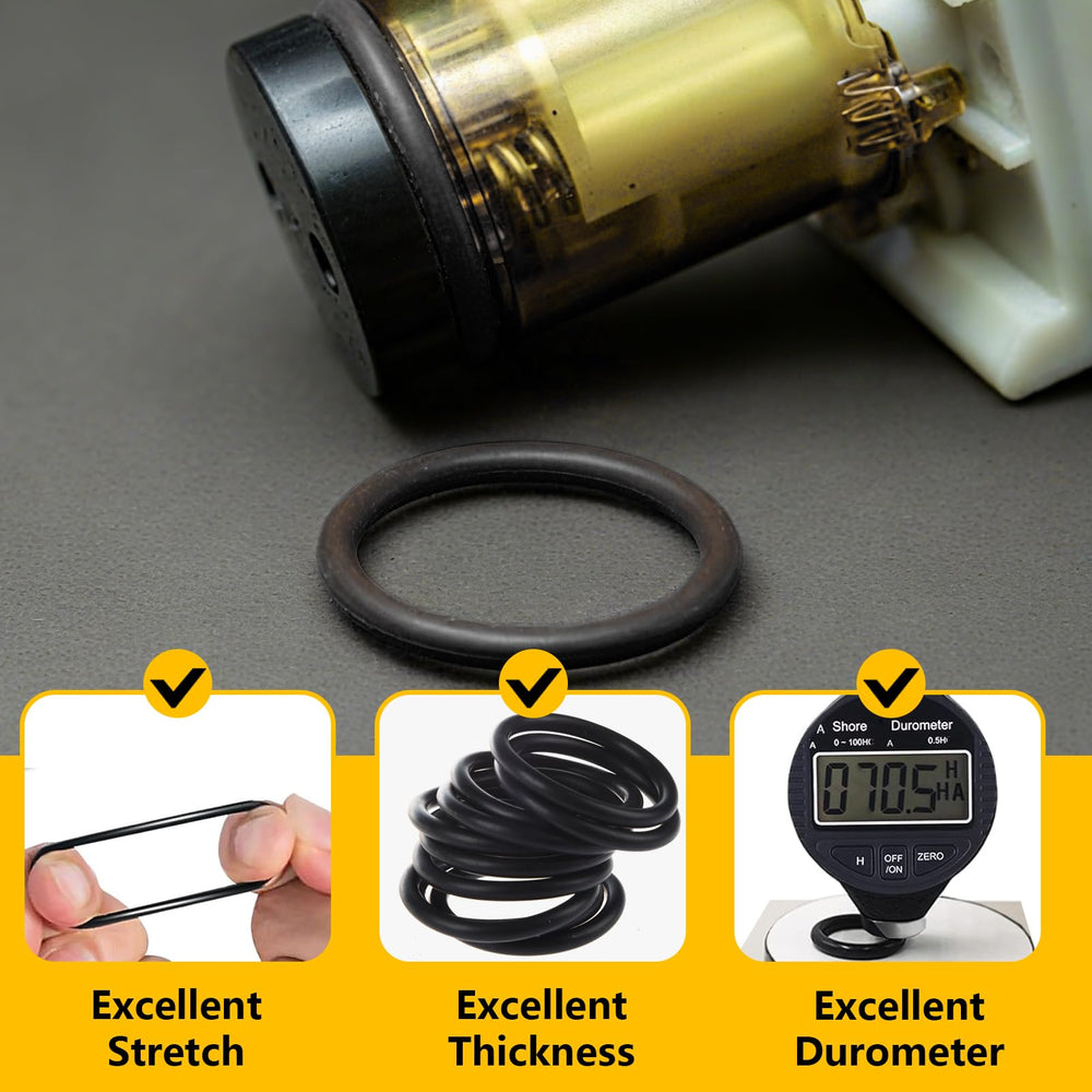 NBRINGO O-rings kit supports hydraulic, plumbing and automotive projects.