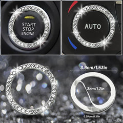 NBTEPEM bling interior kit glam enhances car ambiance