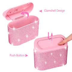 NBTEPEM Bling Pink sealed lid helps odor containment inside vehicle
