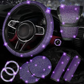 NBTEPEM bling steering wheel cover adds luxury and grip for a stylish drive