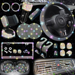 NBTEPEM bling steering wheel cover adds luxury and comfortable grip.