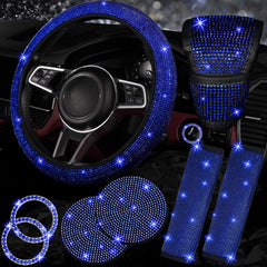 NBTEPEM steering wheel cover adds sparkle and a comfortable grip.