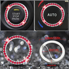 NBTEPEM car interior decor in red bling elevates the ride