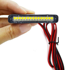 NBWDY license plate light with 15 LEDs for crisp rear visibility.