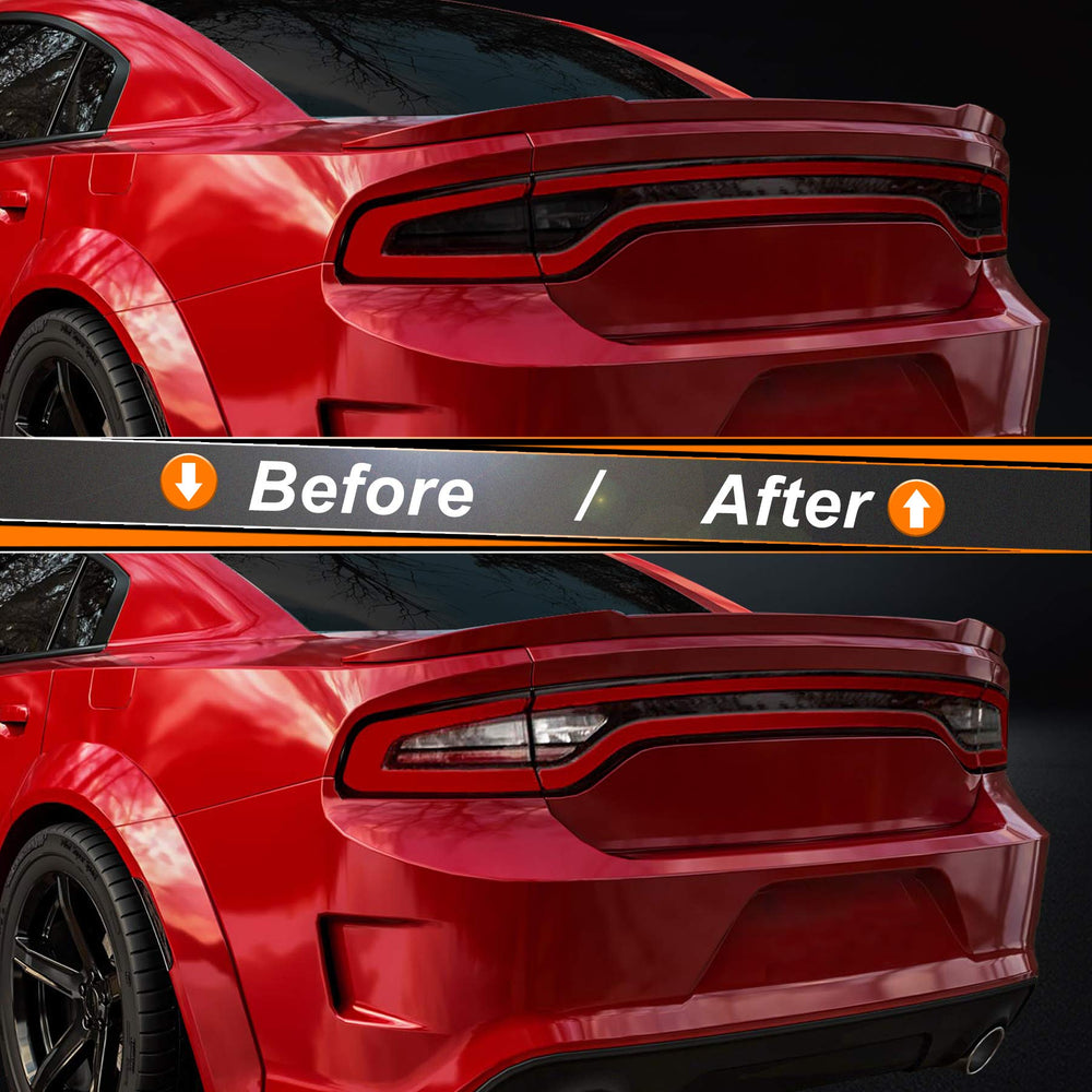 NDRUSH rear side marker tint for Dodge Charger smooths appearance and weather seal