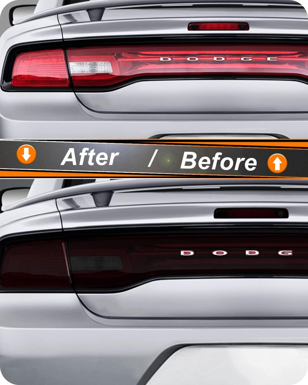 NDRUSH cast vinyl protects taillights from scratches and weathering