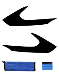 NDRUSH tint kit includes squeegee and microfiber cloth for installation