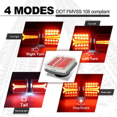 NeaLia IP65 waterproof trailer lights designed to withstand rain, dust, and snow.