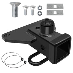 NeaLia 2in Class 3 hitch front view highlights sturdy steel build for heavy towing
