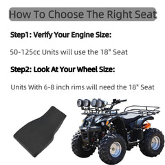 Necaces foam seat assembly-fit view for easy installation
