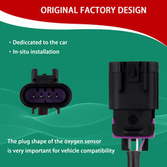 NECATUO oxygen sensor side view shows precise OE alignment