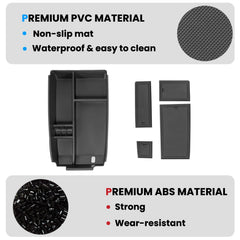 Neepiar anti-slip mat prevents items from sliding during driving.